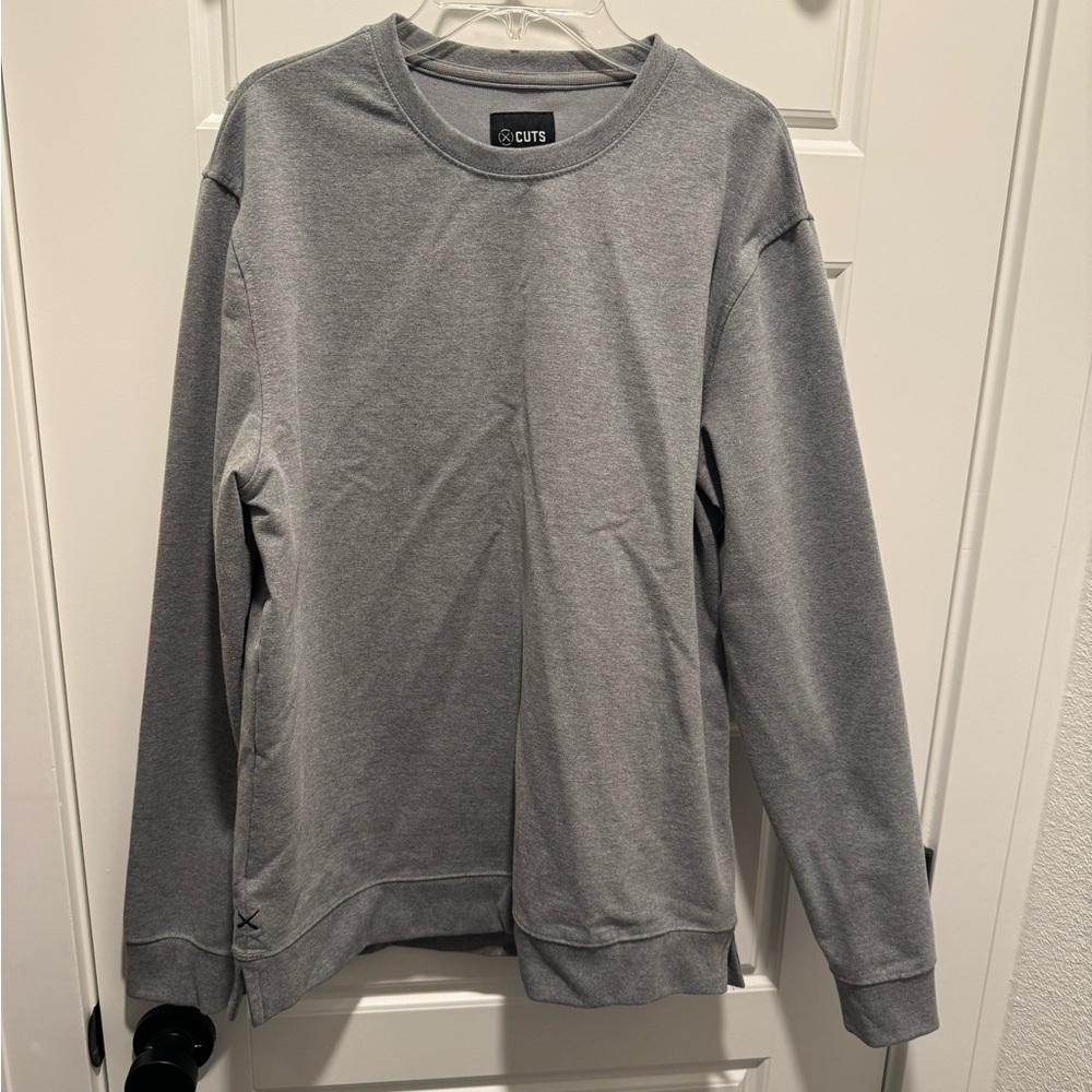 Cuts Clothing Gray Crewneck Sweater